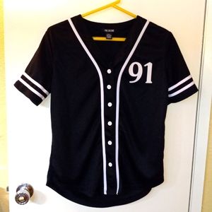 Jersey Shirt Button Up